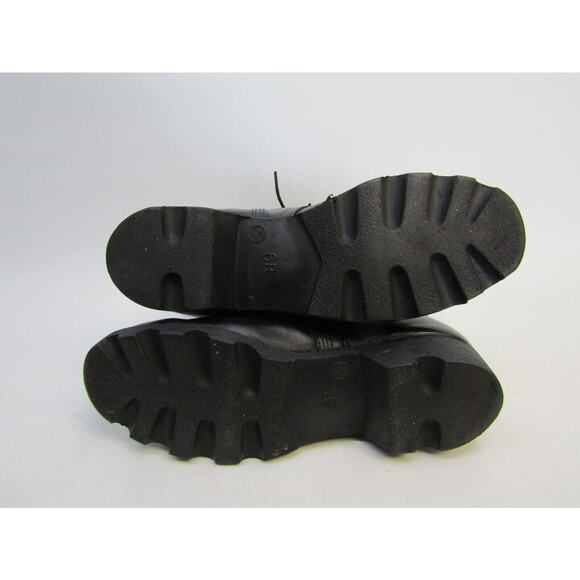 Ro Search Mens Size 6 R Black Leather Soft Toe Laces Tactical Work Boots main image 2